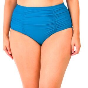 Raisins Curve Full Coverage Costa Plus Size Bikini Swim Bottom New Size 22